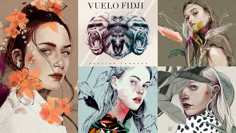 [Domestika] Elena Garnu - Иллюстрированные портрет_0.jpg